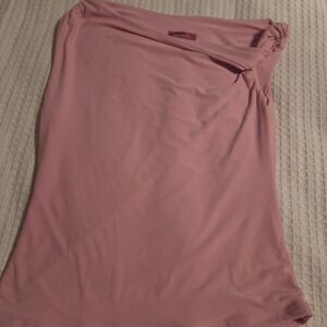 0Pink Women's Twist-neck Shirt ADORABLE